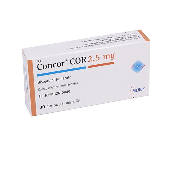 Concor 2.5mg (Bisoprolol) Merck (H/30v)