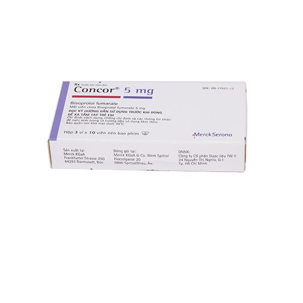 Concor 5mg (Bisoprolol) Merck (H/30v)