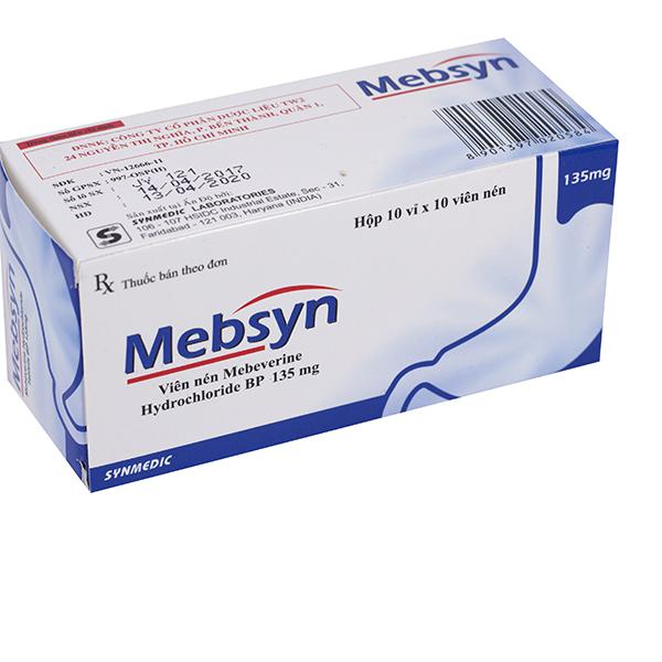 Mebsyn 135 (Mebeverin) Synmedic (H/100v)