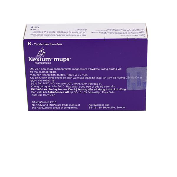 Nexium Mups 40mg (Esomeprazole) AstraZeneca (H/14v)