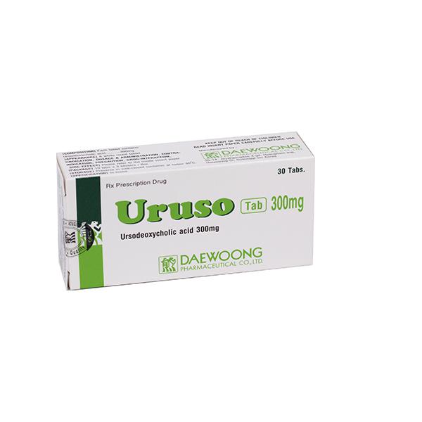 Uruso 300 (Acid Ursodeoxycholic) Daewoong (H/30v)