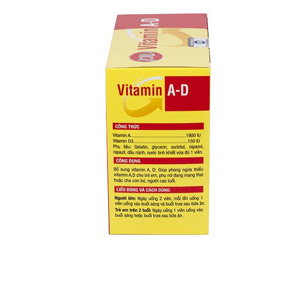 Vitamin A D Phúc Vinh (H/100v)