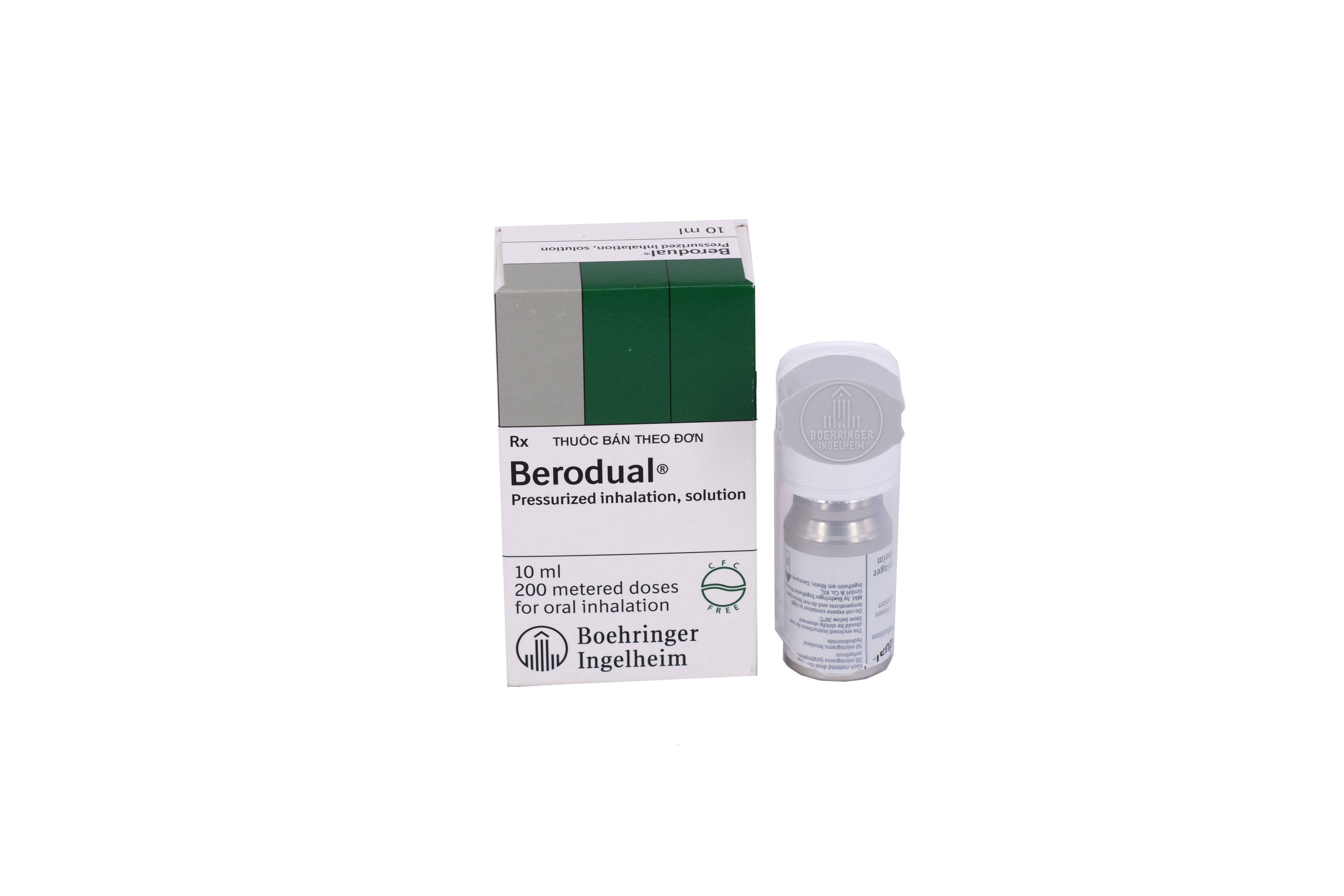 Berodual Xịt (Ipratropium, Fenoterol) Boehringer Ingelheim (C/10ml)