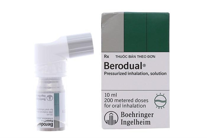 Berodual Xịt (Ipratropium, Fenoterol) Boehringer Ingelheim (C/10ml)