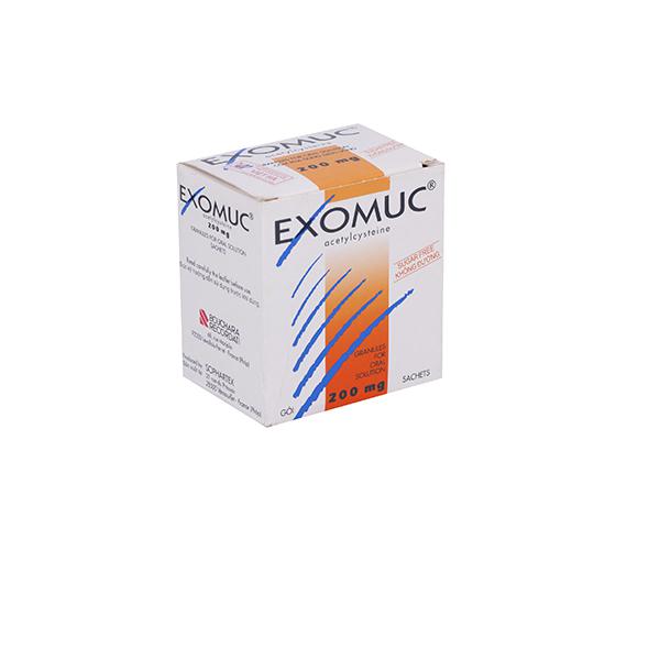 Exomuc 200 (Acetylcysteine) Bouchara Recordati (H/30g)