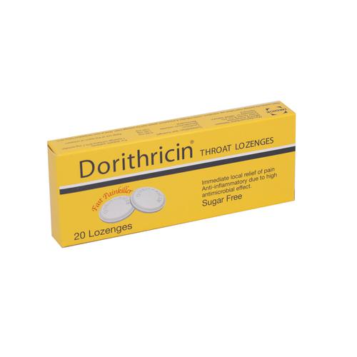 Dorithricin (Tyrothricin, Benzocaine, Benzalkonium) Medice (H/20v)