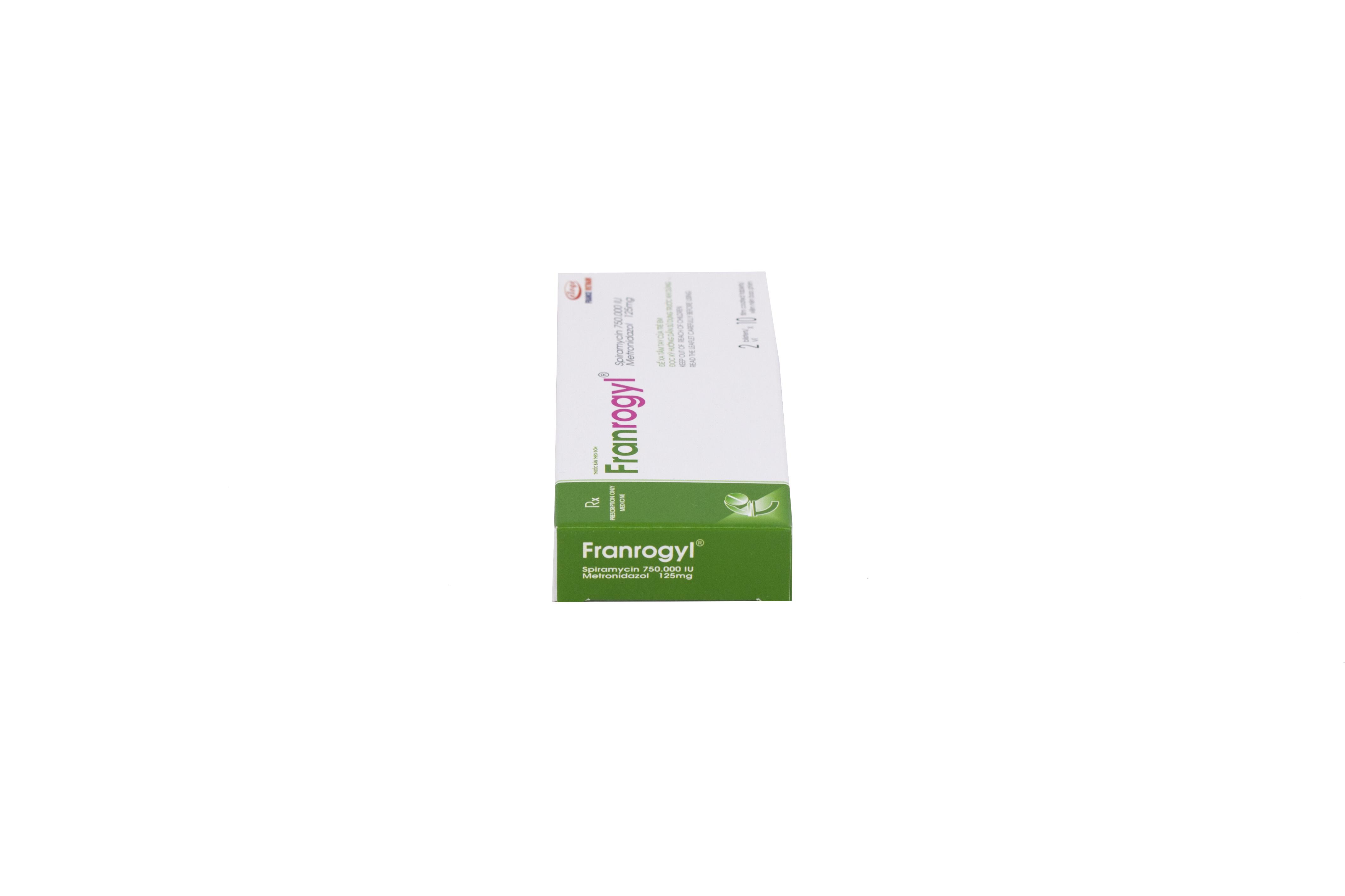 Franrogyl (Metronidazole, Spiramycin) Eloge (H/20v)