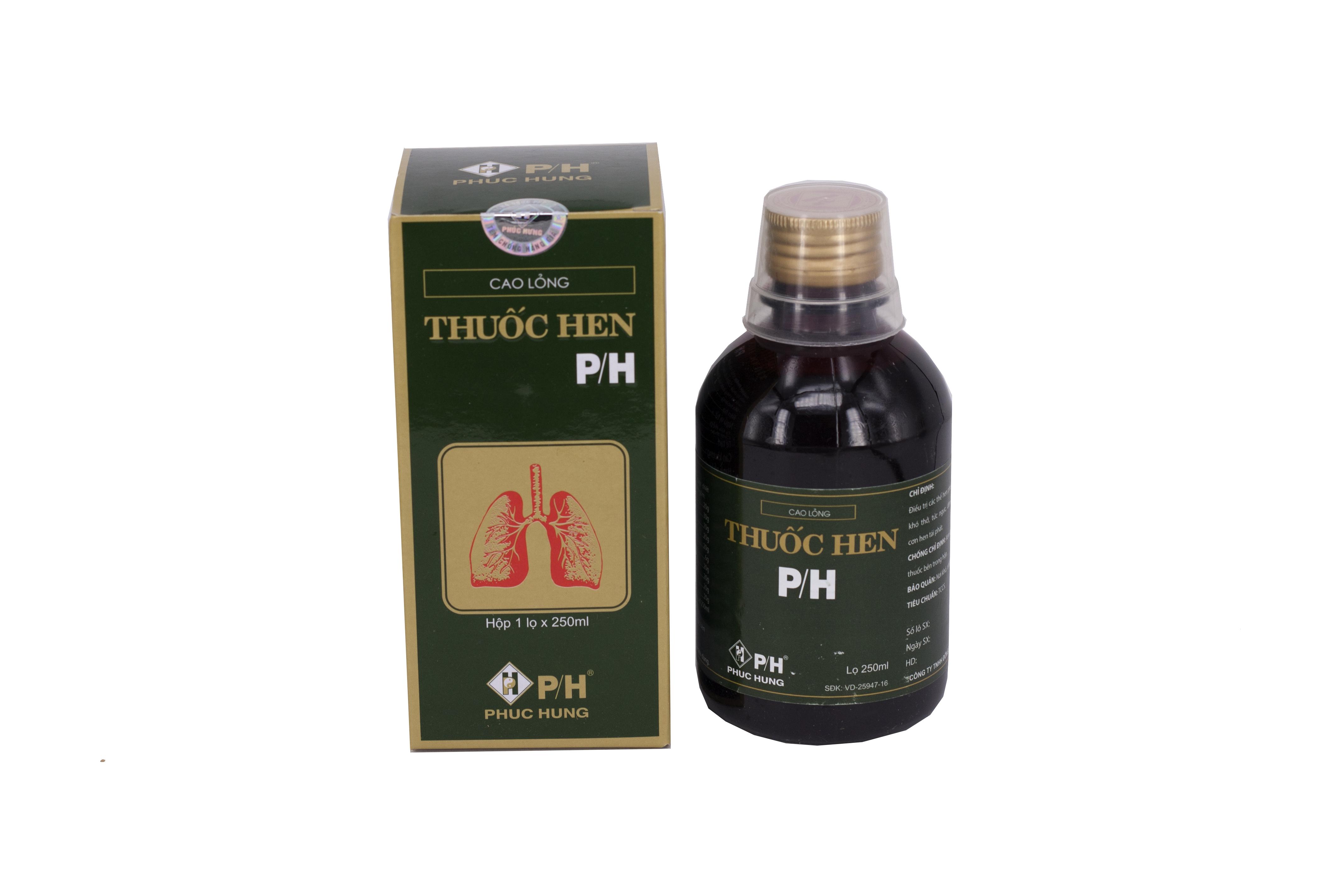 Cao Lỏng Thuốc Hen P/H Phúc Hưng (C/250ml)