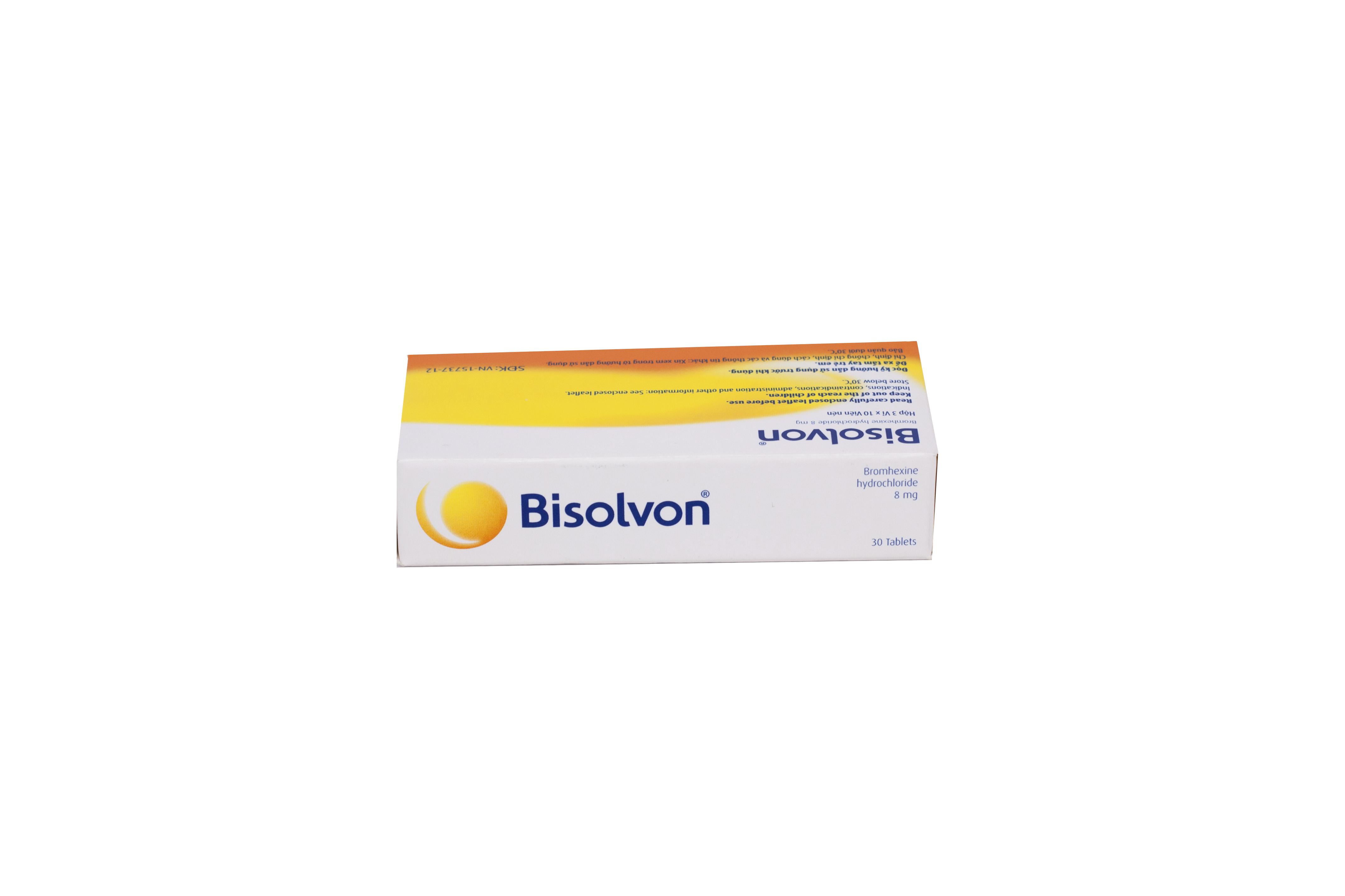 Bisolvon Viên (Bromhexin) 8mg Boehringer Ingelheim (H/30v)