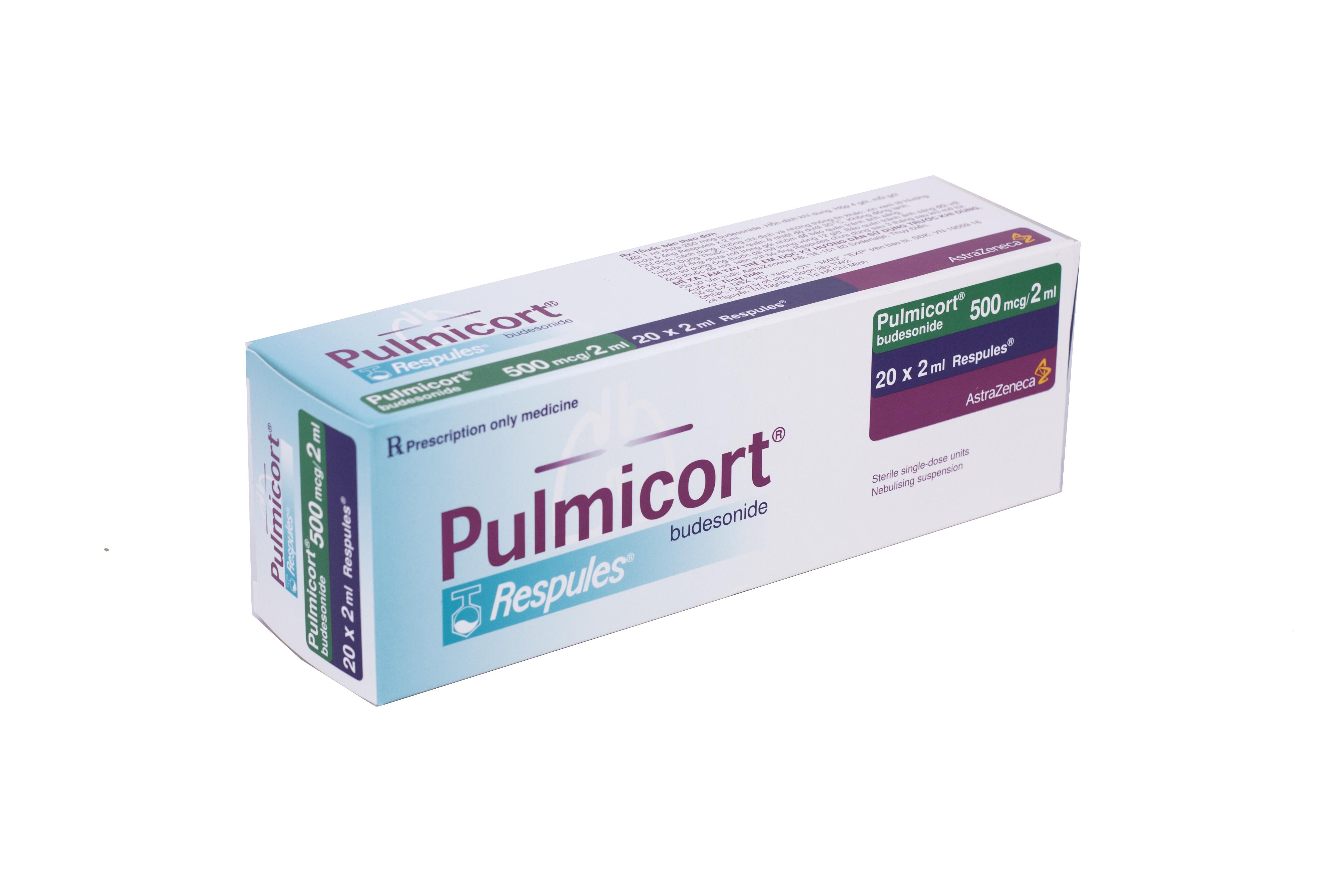 Pulmicort (Budesonide) 500mcg/2ml Astrazeneca (H/20 ống/2ml)
