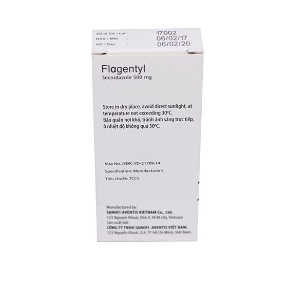 Flagentyl (Secnidazol) 500mg Sanofi (H/4v)