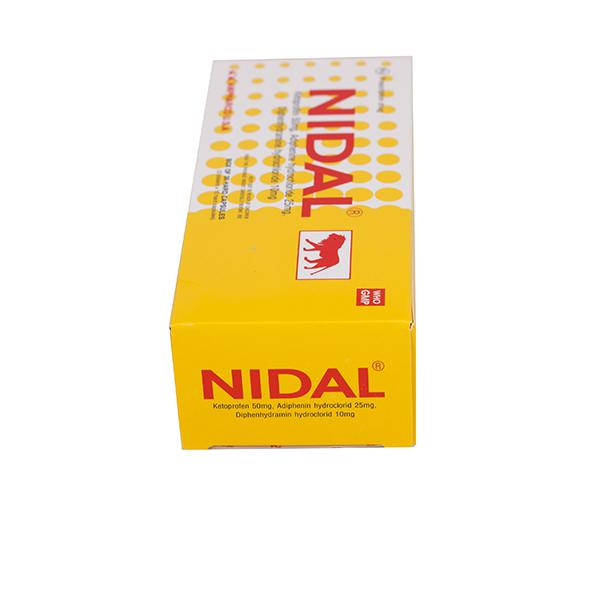 Nidal (Ketoprofen, Adiphenin, Diphenhydramin) Ampharco (H/30v)