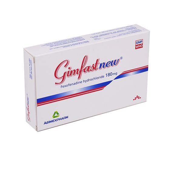 Gimfastnew (Fexofenadin) 180 Agimexpharm (H/20v)