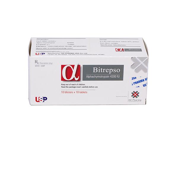 Bitrepso (Alphachymotrypsin) 4200 US Pharma (H/100v)