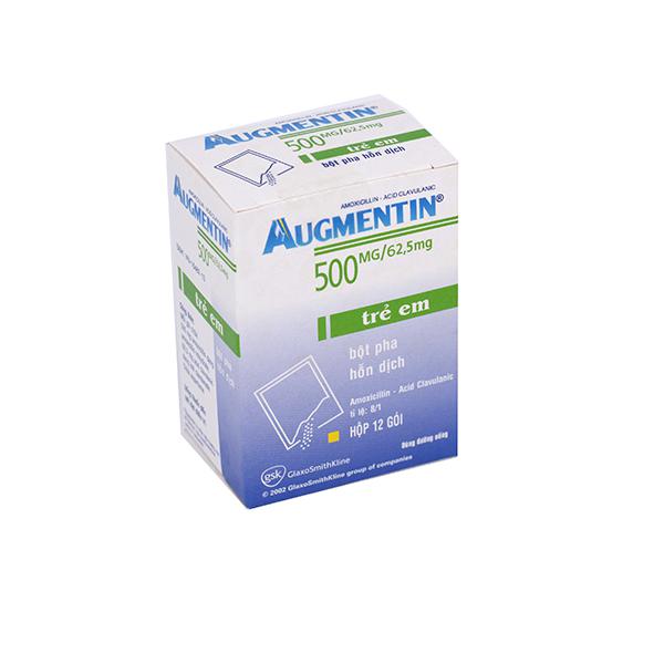 Augmentin 500/62,5mg (Amoxicillin, Acid Clavulanic) GSK (H/12g)