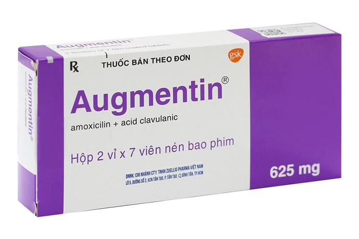Augmentin 625mg (Amoxicillin, Acid Clavulanic) GSK (H/14v)