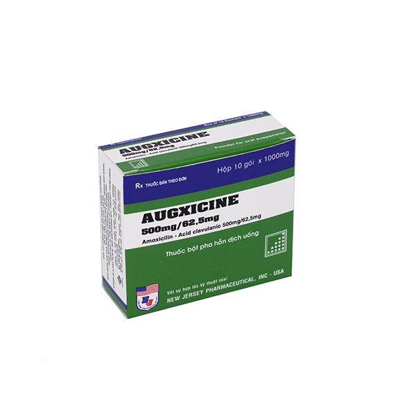 Augxicine 500mg/62.5mg (Amoxicillin, Acid Clavulanic) Vidipha (H/10g)