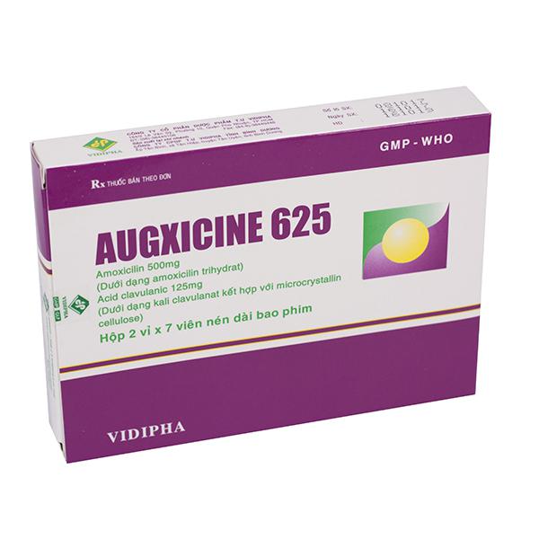 Augxicine 625 (Amoxicillin, Acid Clavulanic) Vidipha (H/14v)