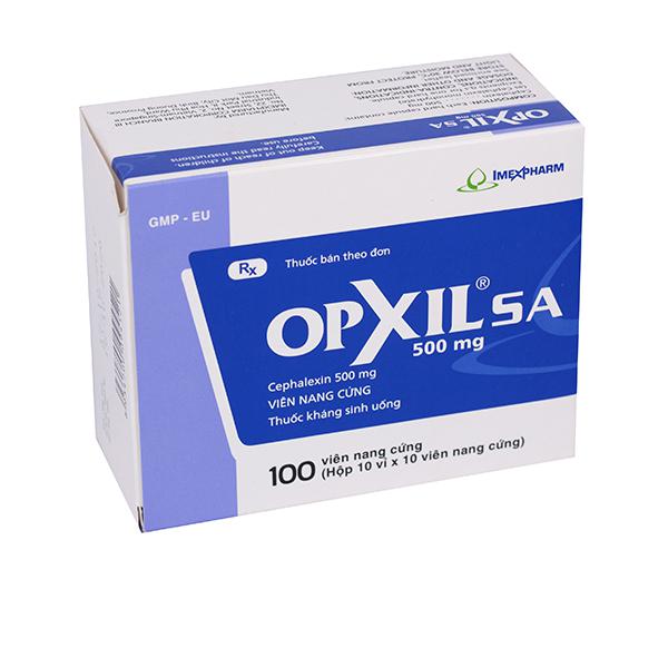 Opxil SA 500mg (Cephalexin) Imexpharm (H/100v)