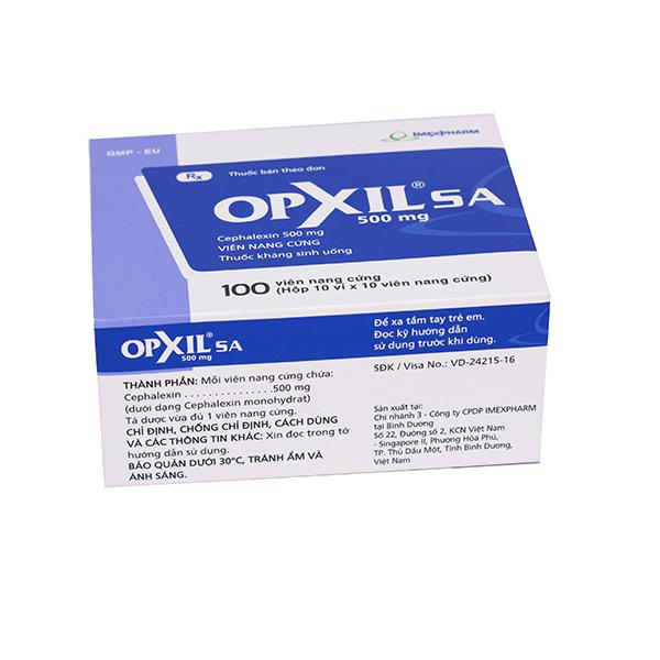 Opxil SA 500mg (Cephalexin) Imexpharm (H/100v)