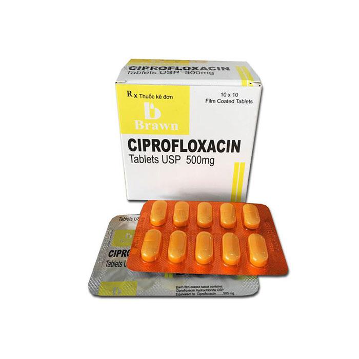 Ciprofloxacin 500mg Brawn (H/100v)