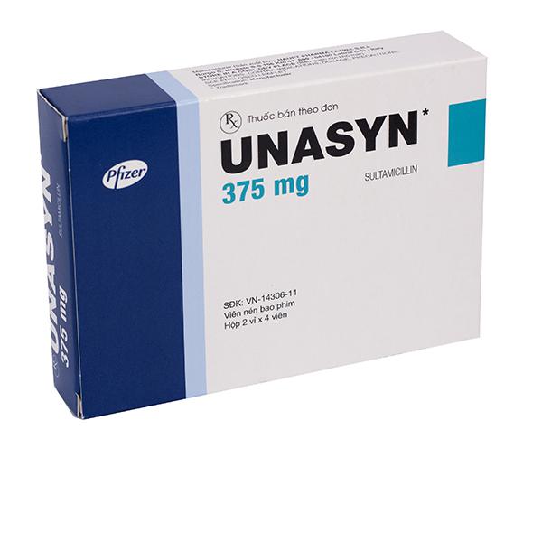 Unasyn 375 (Sultamicillin) Pfizer (H/8v)
