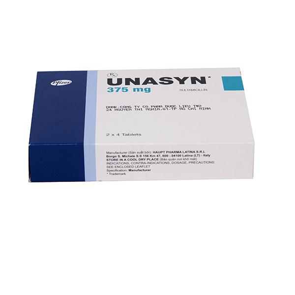 Unasyn 375 (Sultamicillin) Pfizer (H/8v)