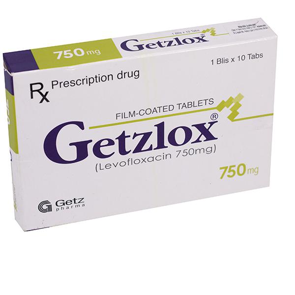 Getzlox (Levofloxacin) 750mg Getz (H/10v)