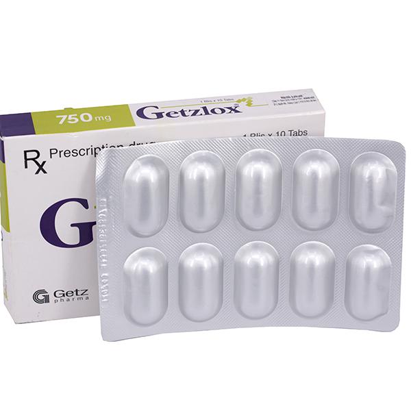 Getzlox (Levofloxacin) 750mg Getz (H/10v)