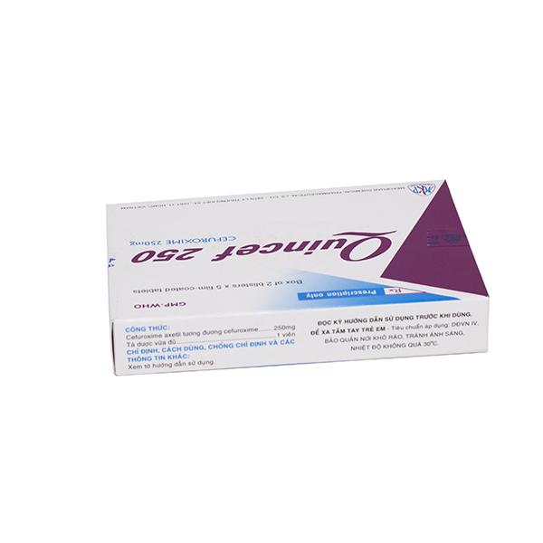 Quincef 250 (Cefuroxim) Mekophar (H/10v)