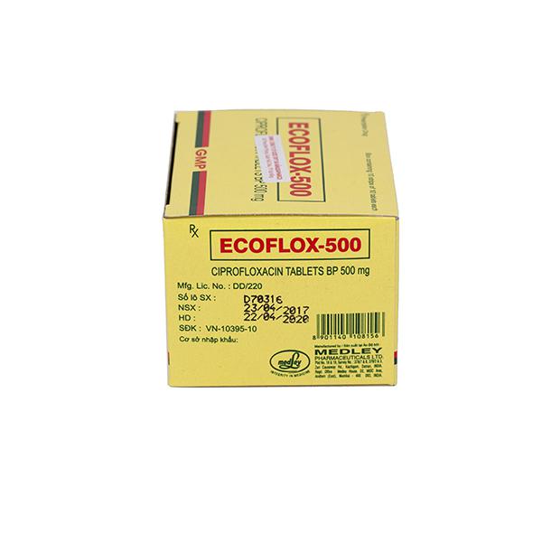 Ecoflox (Ciprofloxacin) 500mg Medley (H/100v)