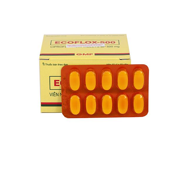 Ecoflox (Ciprofloxacin) 500mg Medley (H/100v)