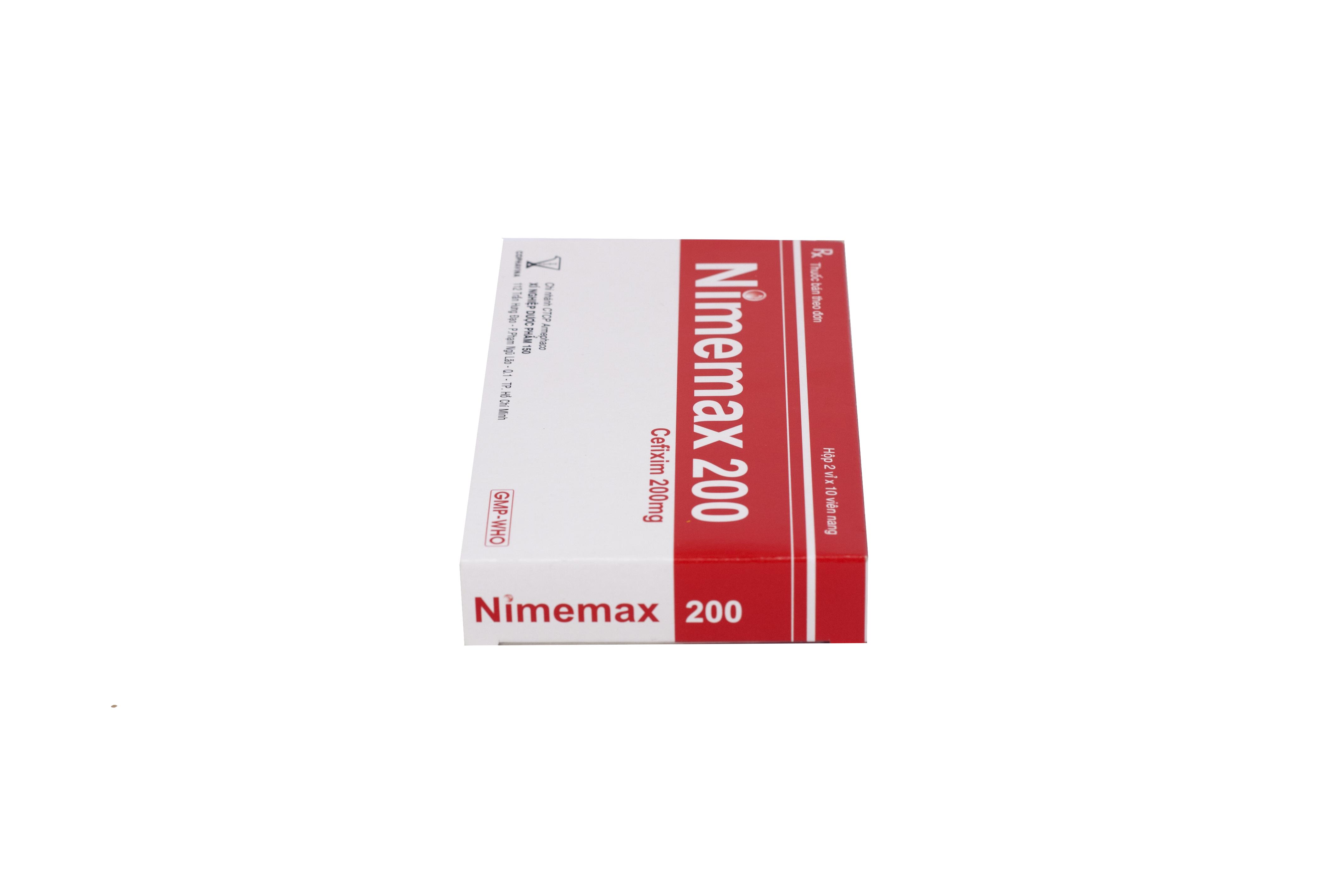 Nimemax 200 (Cefixim) Armephaco (H/20v)