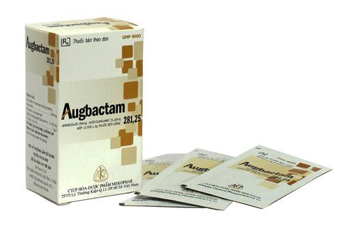 Augbactam 281,25 (Amoxicillin, Acid Clavulanic) Mekophar (H/12g)