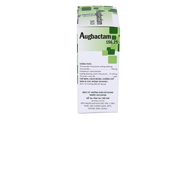 Augbactam 156,25 (Amoxicillin, Acid Clavulanic) Mekophar (H/12g)