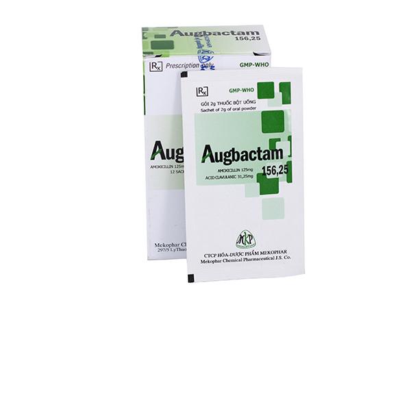 Augbactam 156,25 (Amoxicillin, Acid Clavulanic) Mekophar (H/12g)