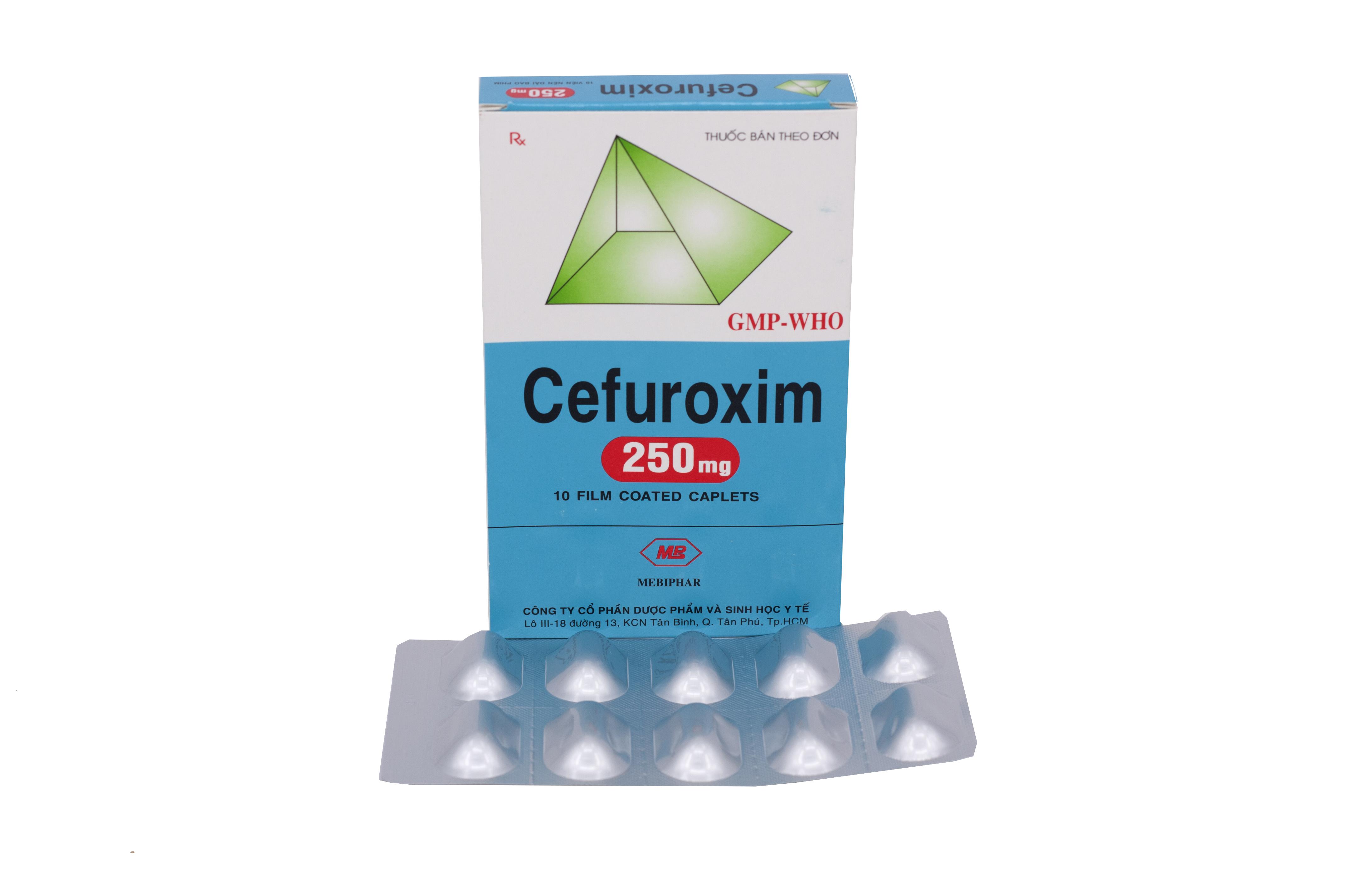 Cefuroxim 250mg Mebiphar (H/10v)