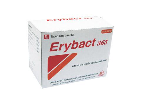 Erybact 365 (Erythromycin, Sulfamethoxazol, Trimethoprim) Mekophar (H/100v)