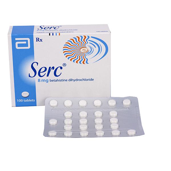 Serc 8mg (Betahistine) Abbott (H/100v)