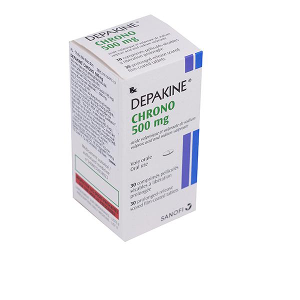 Depakine Chrono 500mg (Natri Valproat, Acid Valproic) Sanofi (H/30v)