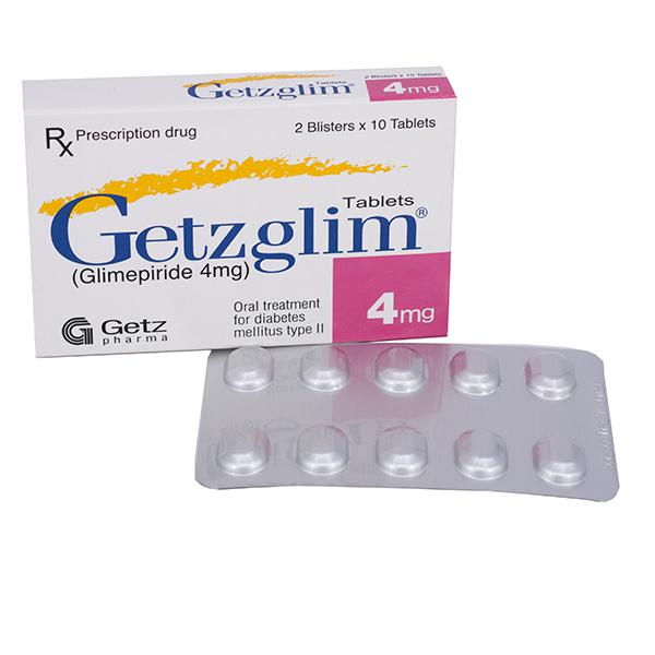 Getzglim 4mg (Glimepirid) Getz (H/20v)