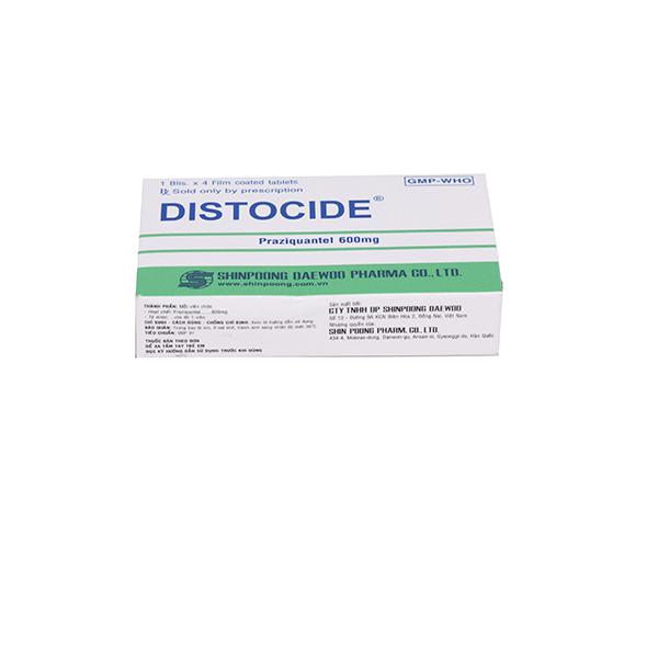 Distocide (Praziquantel) 600mg Daewoo (H/4v)