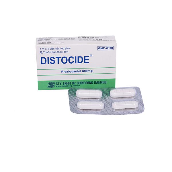 Distocide (Praziquantel) 600mg Daewoo (H/4v)