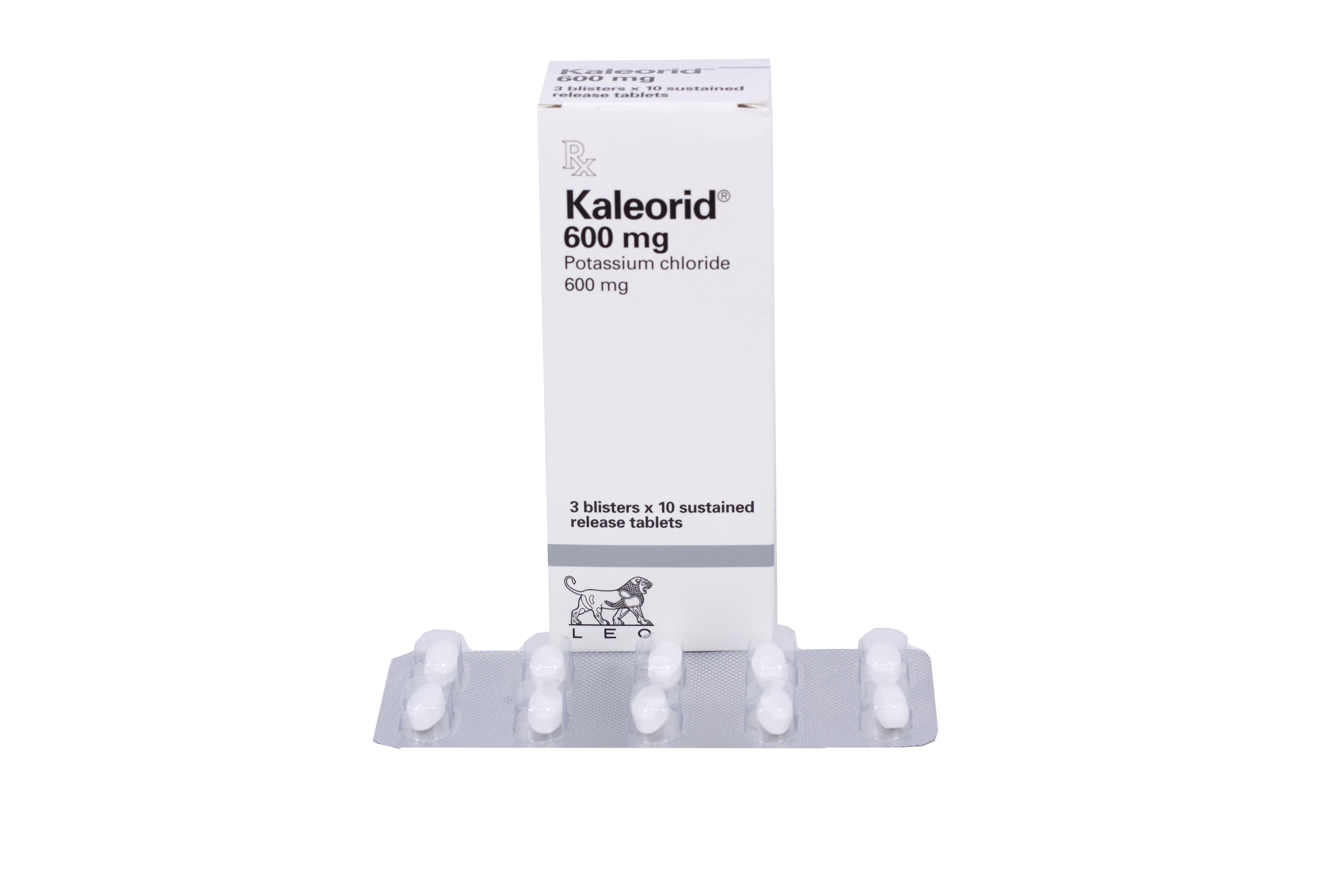 Kaleorid 600mg (Potassium Chloride) Leo (H/30v)