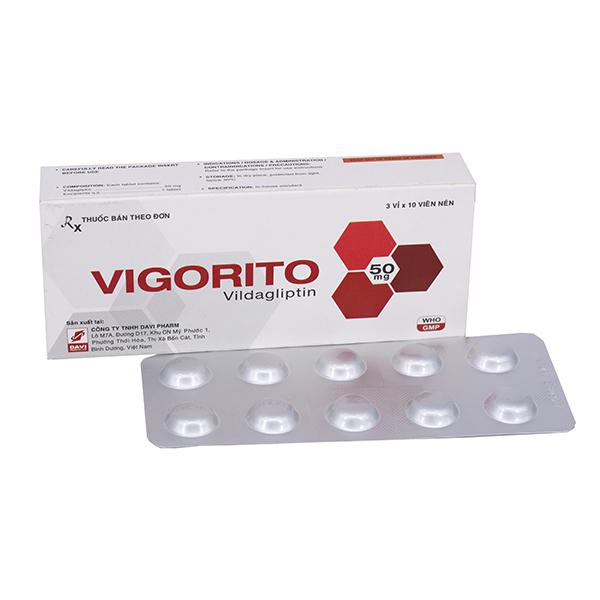 Vigorito (Vildagliptin) 50mg Davipharm (H/30v)