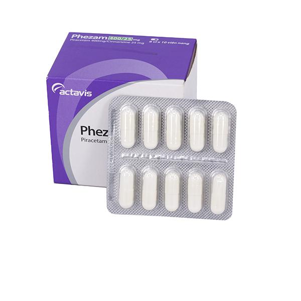 Phezam 400/25mg (Piracetam, Cinnarizin) Actavis (H/60v)