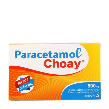 Paracetamol Choay 500mg Sanofi (H/100v)