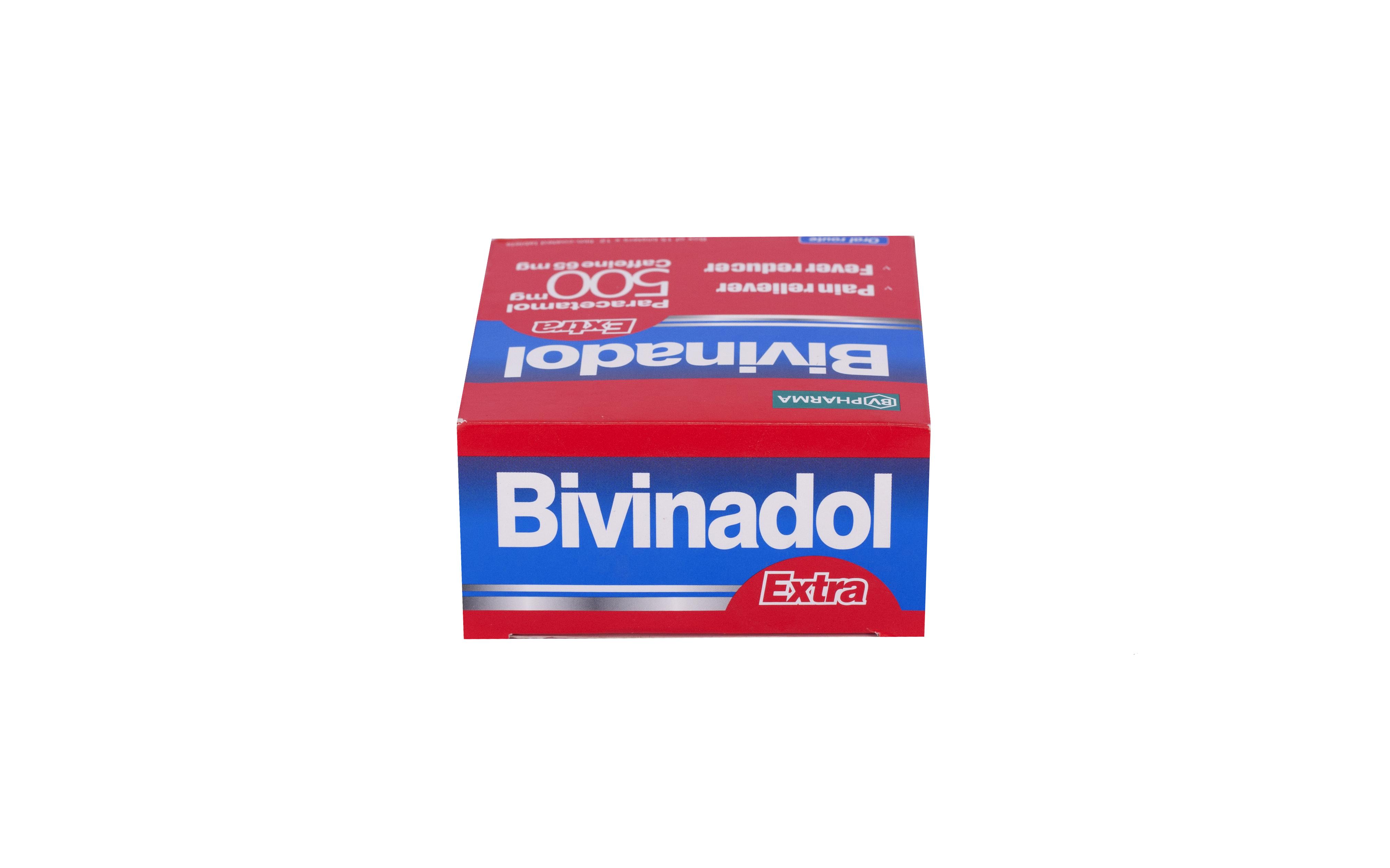 Bivinadol 500 Extra (Paracetamol, Cafein) BV Pharma (H/180v)