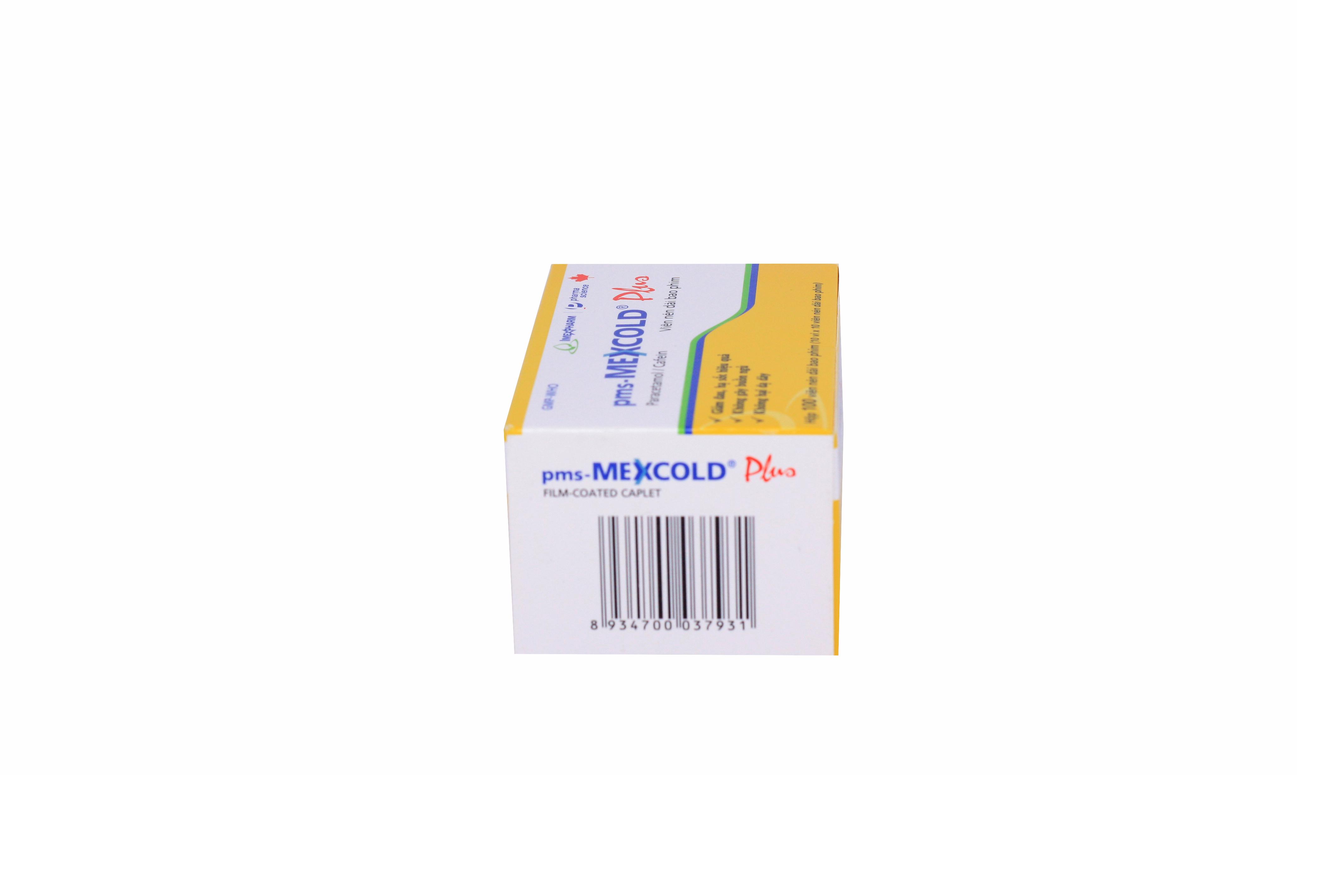 Mexcold Plus (Acetaminophen, Caffeine) Imexpharm (H/100v)