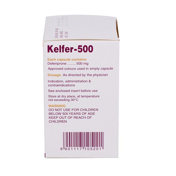 Kelfer (Deferiprone) 500 Cipla (H/50v)